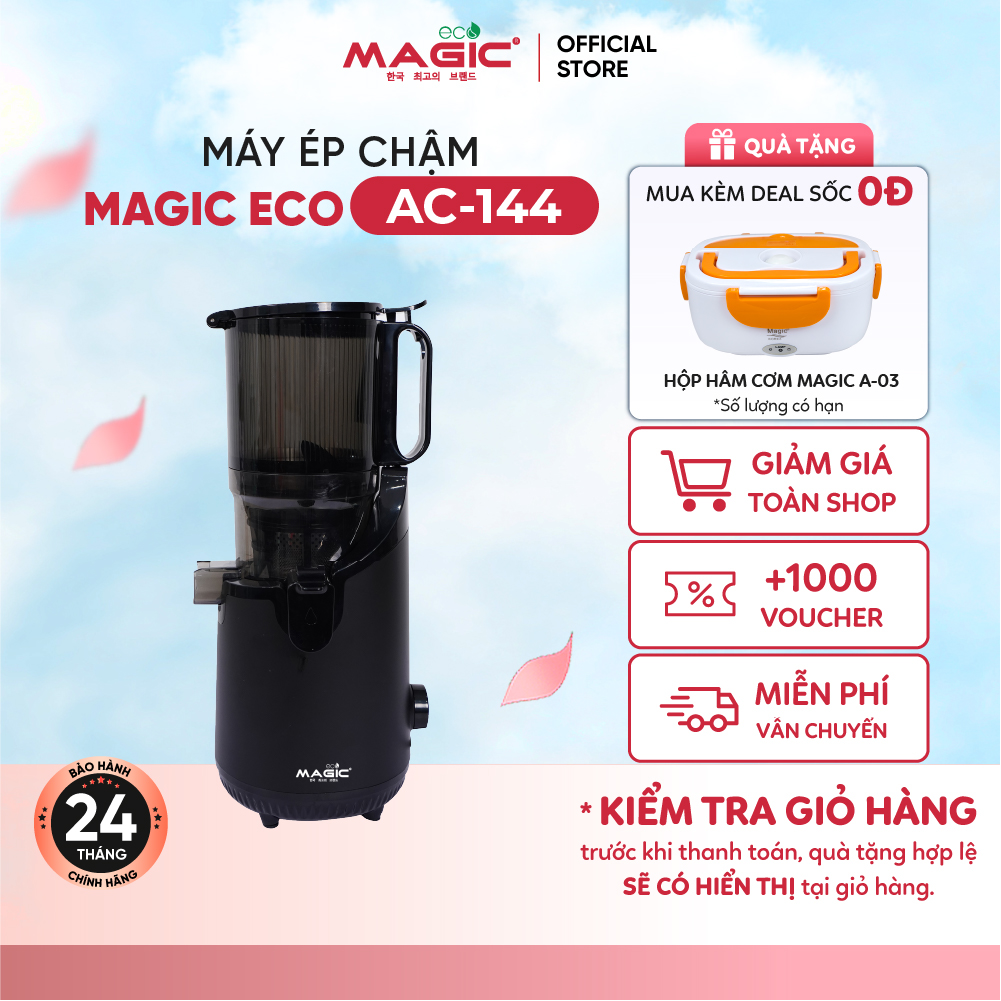 Máy ép chậm miệng rộng Magic Eco AC-144, hàng chính hãng