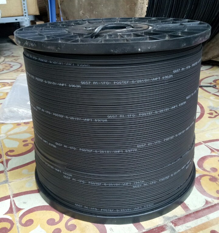 Cáp quang 1FO bọc chặt VTV cuộn 1000m