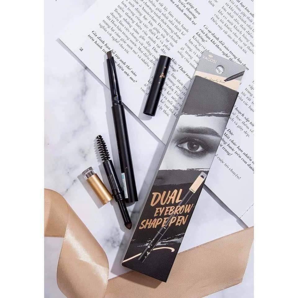 Chì kẻ chân mày 3 đầu vacossi dual eyebrow shape pen