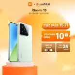 Điện thoại thông minh Xiaomi 15 (12+256GB | 12+512GB) | Màn hình sáng 3200nits & Vân tay siêu âm | Camera Leica | Snapdragon® 8 HyperAI