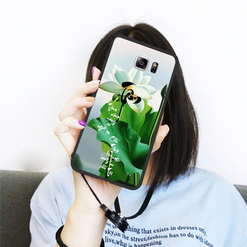[HCM]Ốp lưng iCase dành cho Samsung Galaxy Note 5 viền dẻo TPU BST Thư pháp - Các góc cạnh ôm sát bảo vệ an toàn cho điện thoại không biến dạng khi có lực bên ngoài tác động vào