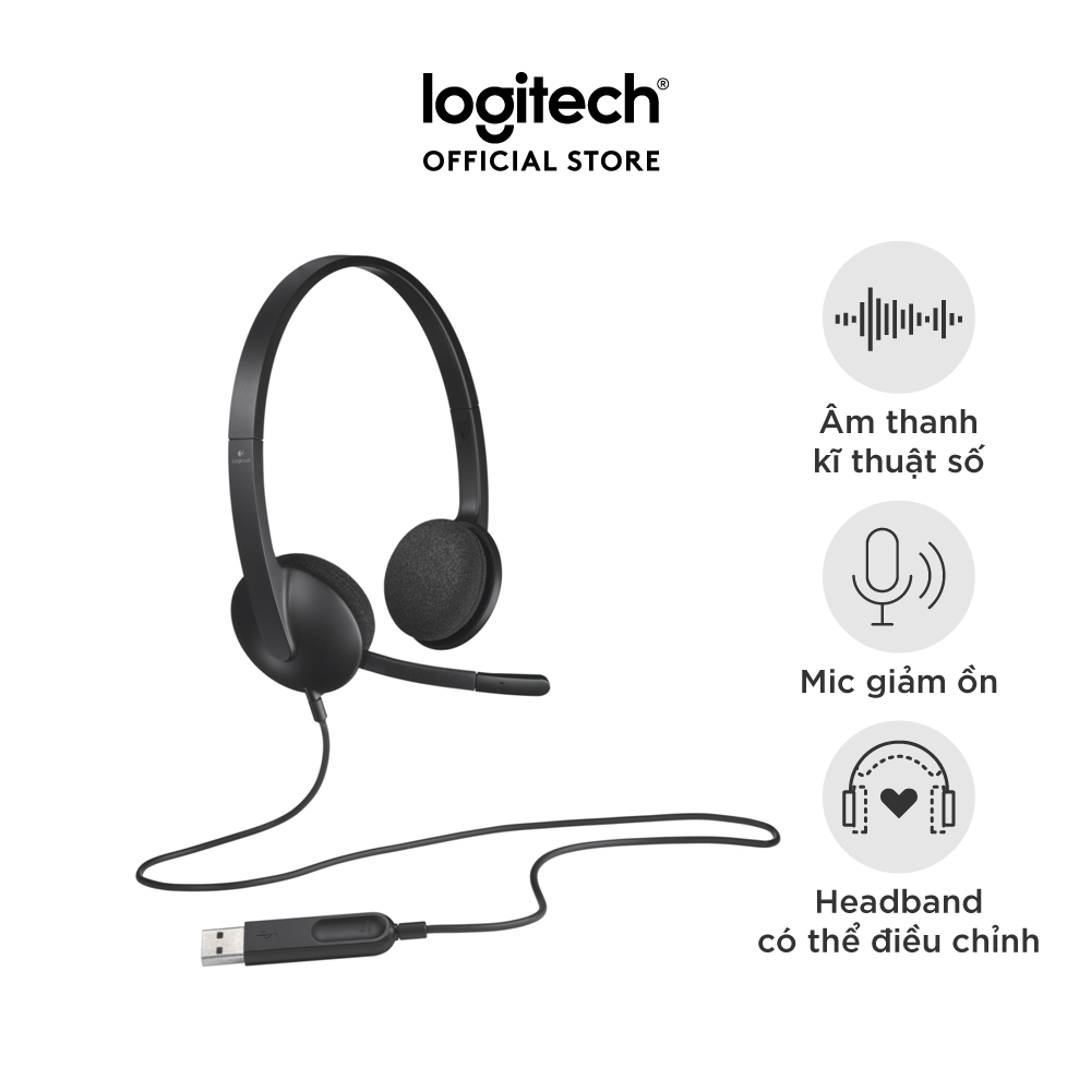 Tai nghe chụp tai LOGITECH H340 - Hãng Phân Phối Chính Thức