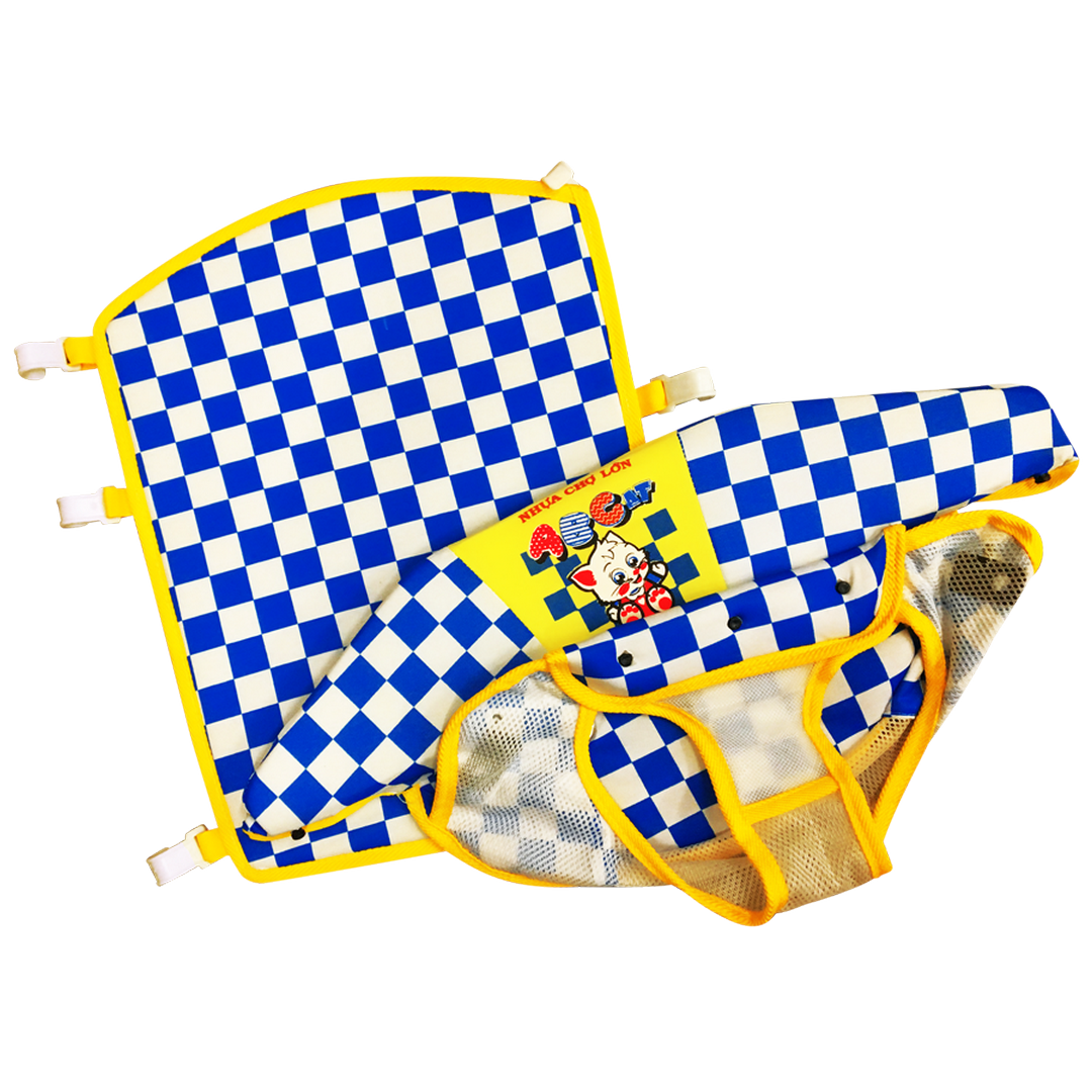 PK - Yên và miếng lót chân Xe Tập Đi Nhựa Chợ Lớn - Màu giao ngẫu nhiên