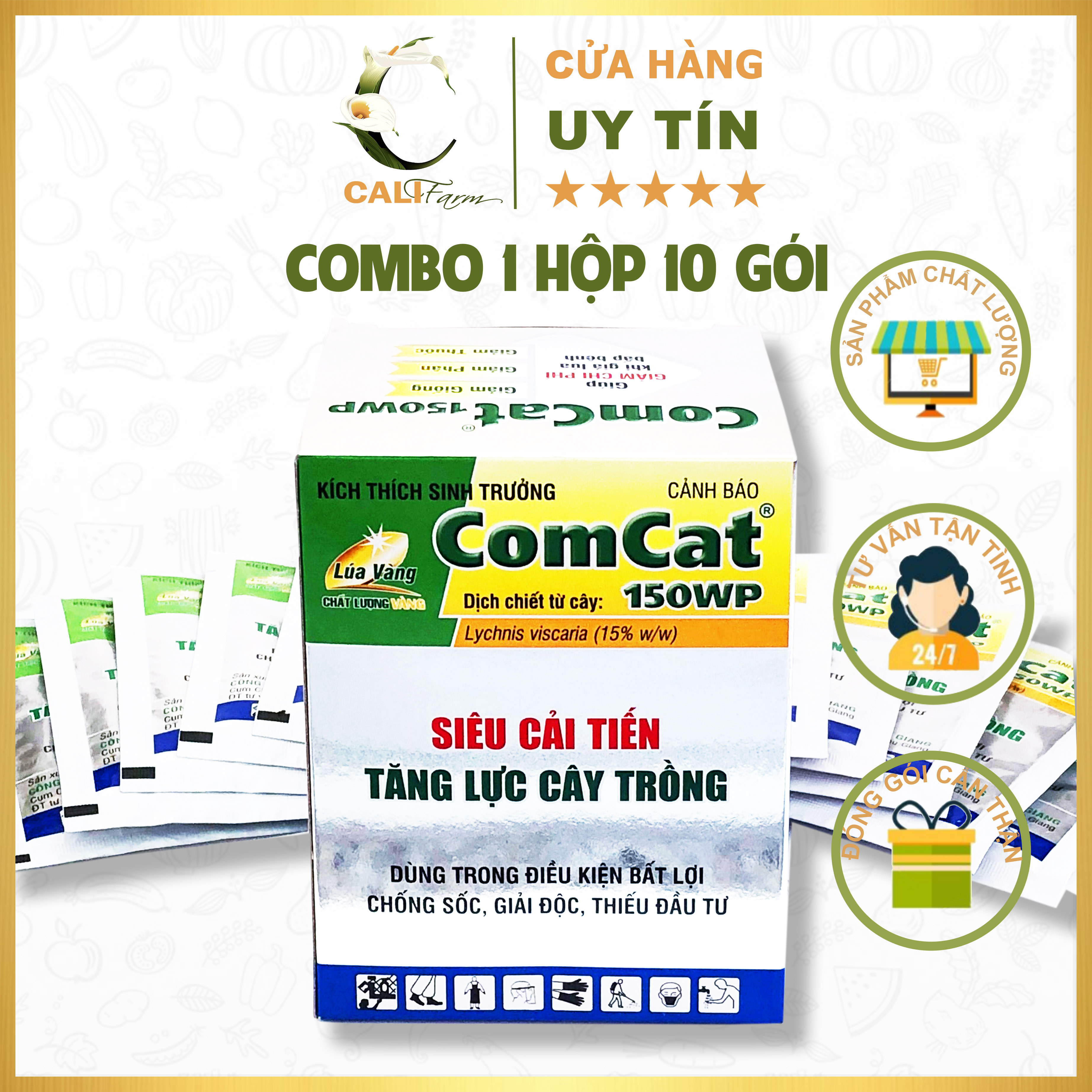 [Combo] 10 gói Comcat 7.5g siêu cải tiến kích thích sinh trưởng [sieutietkiem]
