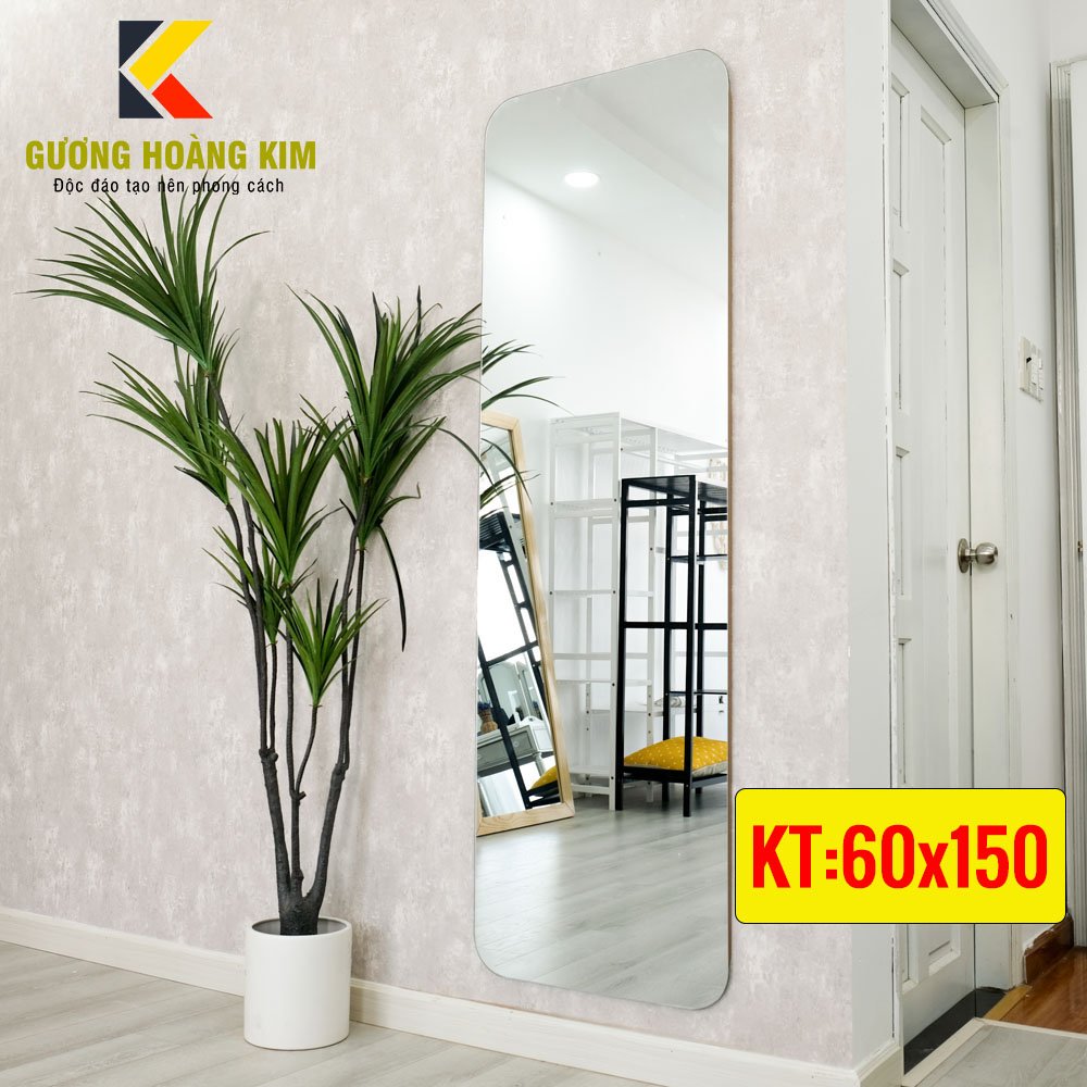 Gương soi toàn thân cao cấp treo tường, gương cho shop quần áo giá rẻ kích thước 60x170cm - guonghoangkim - Mirror