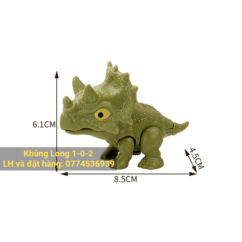 Khủng Long Cắn Ngón Tay Trọn Bộ 43 Mẫu Mô Hình Bằng Nhựa Hàm Có Lò Xo Vui Nhộn