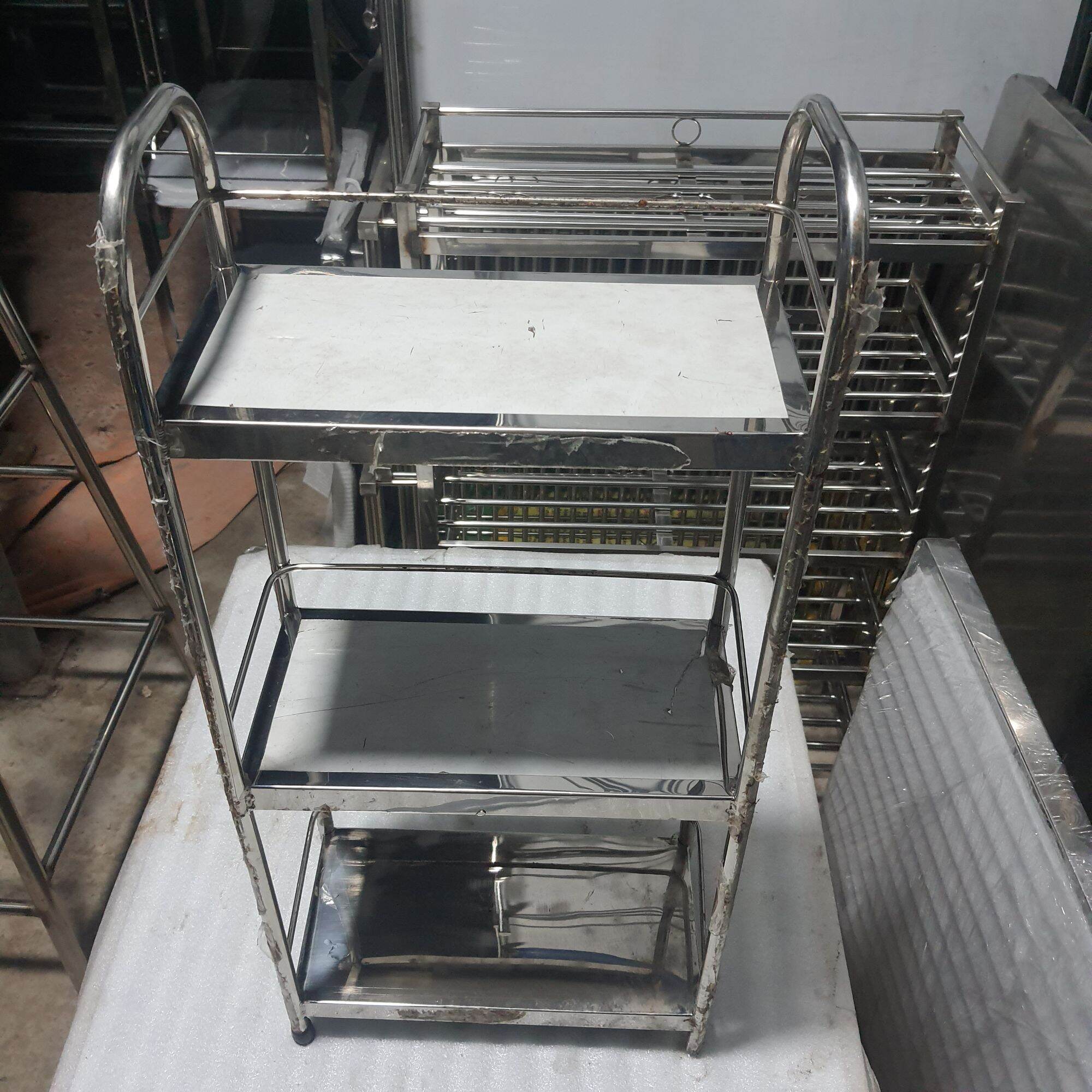 Kệ inox 2 tầng hoặc 3 tầng tấm nhiều công dụng trong gia đình , kích ...