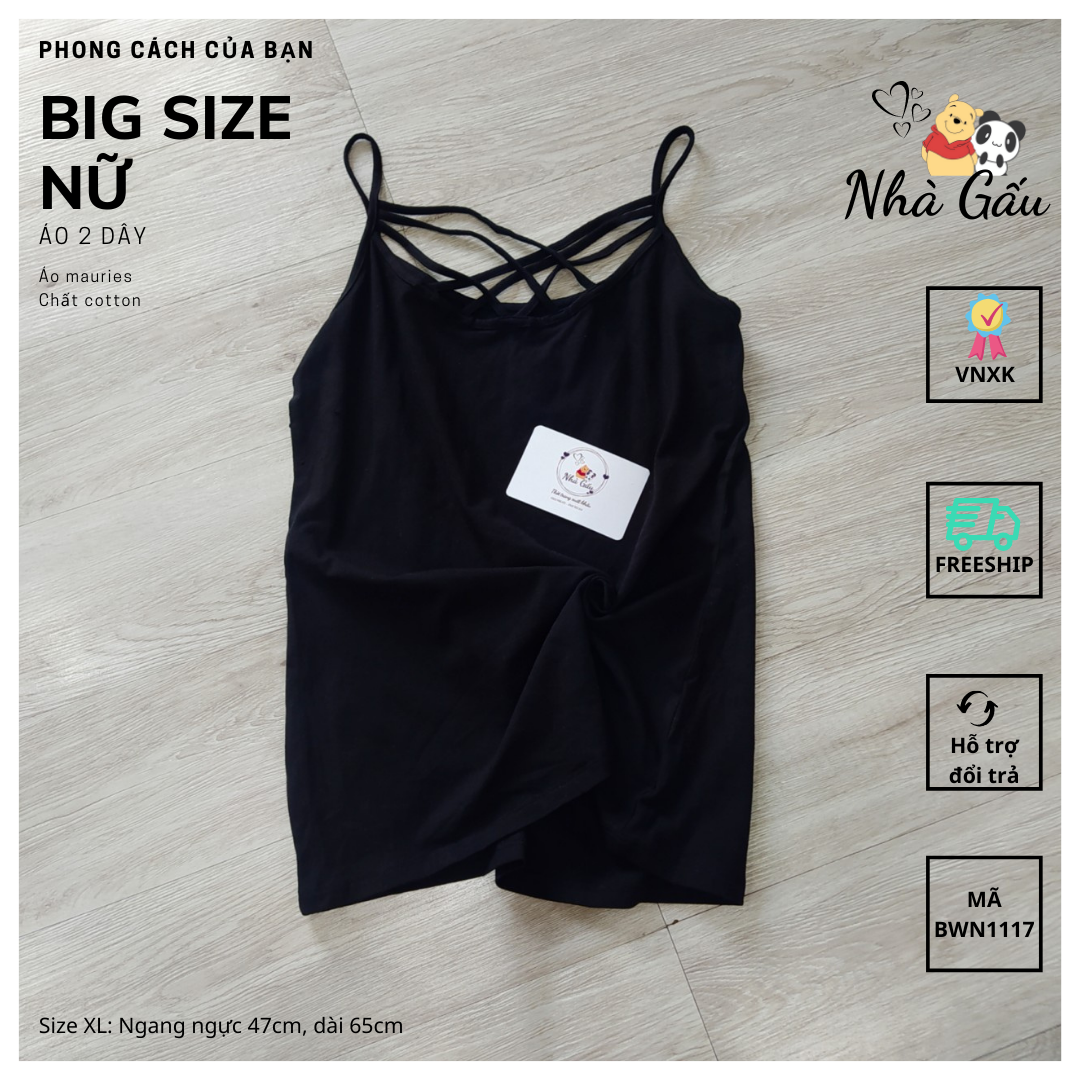 Áo big size nữ maurices BWMN1117
