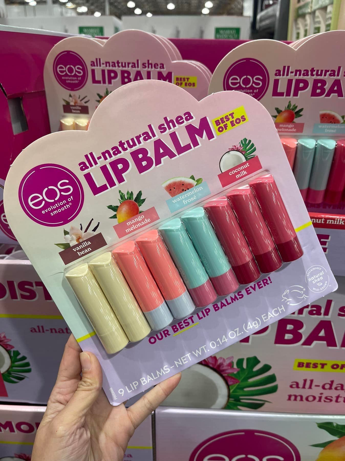 Son Dưỡng Môi Hữu Cơ EOS Lip Balm ( lẻ không hộp)