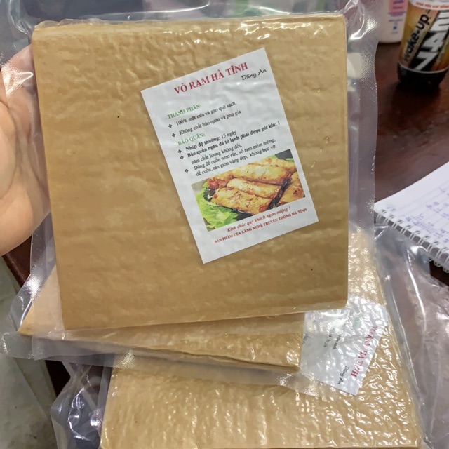 Vỏ Ram Hà Tĩnh Dũng An ( Chuẩn Loại 1) Hút Chân Không 50 lá/100 lá