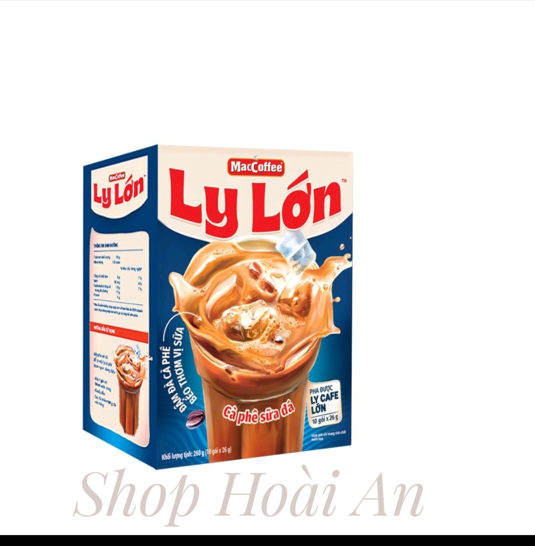Cà phê phố ly lớn .