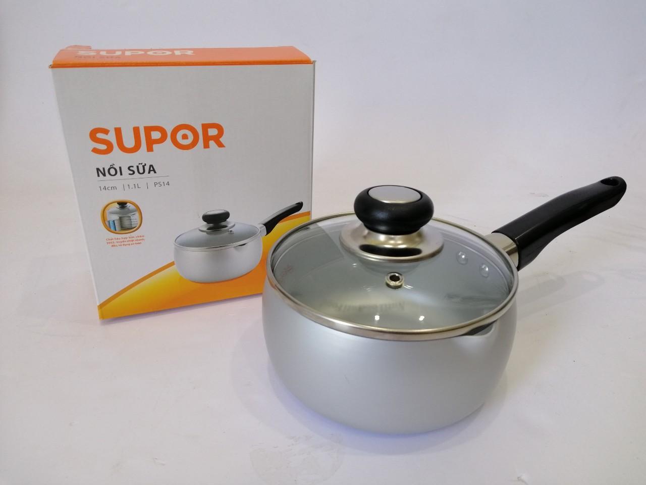 Nồi sữa hợp kim nhôm oxy hóa mền supor