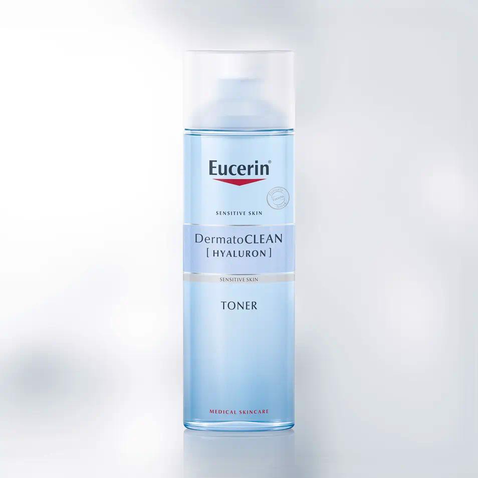 Eucerin nước hoa hồng cho da nhạy cảm dermato clean 200ml