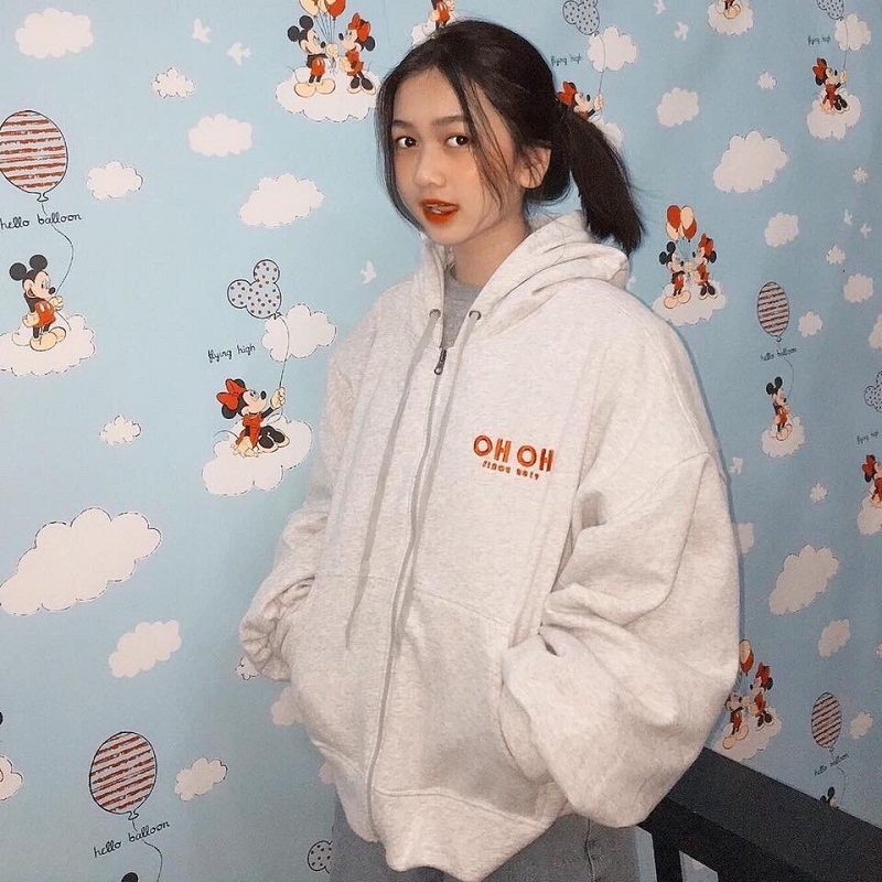Áo Hoodie OH OH Chất Nỉ Ngoại Siêu Hot Mẫu Mới Nhất