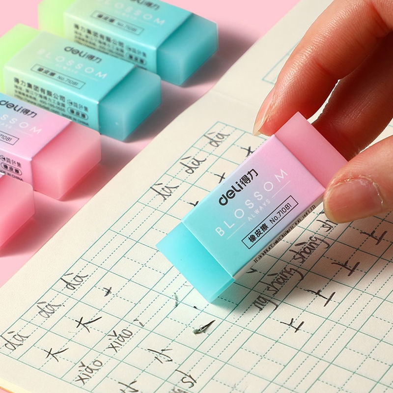 High efficiency the Original capable children jelly color gradient less 2 b rubber crumb rubber eraser student takes an exam to wipe clean not nicked Ultra clean