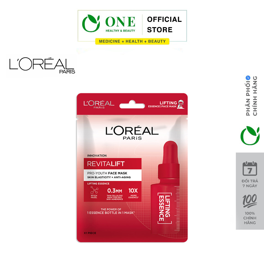 Mặt nạ giấy dưỡng chất cô đặc l'oréal paris săn chắc da 30g