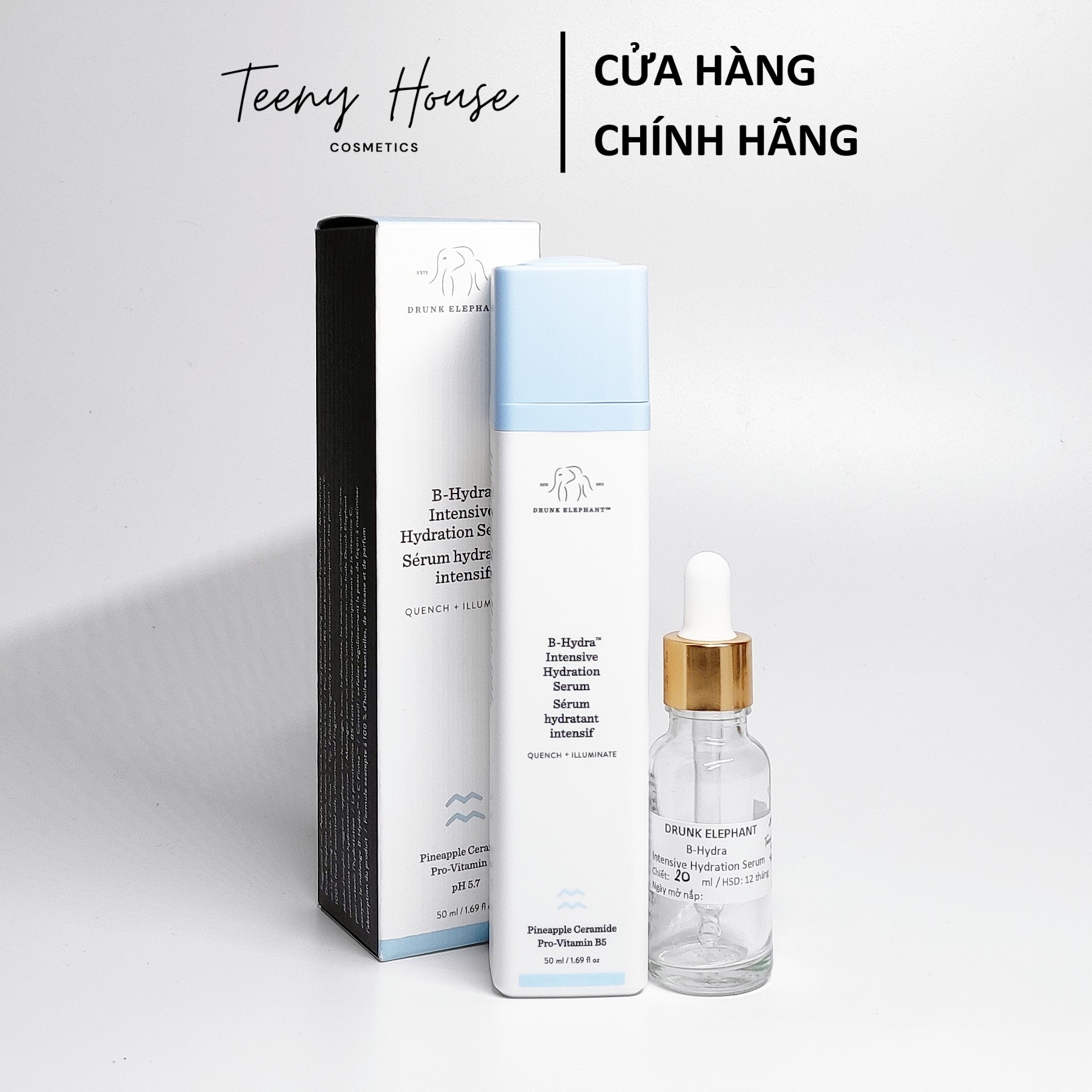 Serum cấp nước phục hồi da Drunk Elephant B-Hydra Intensive Hydration