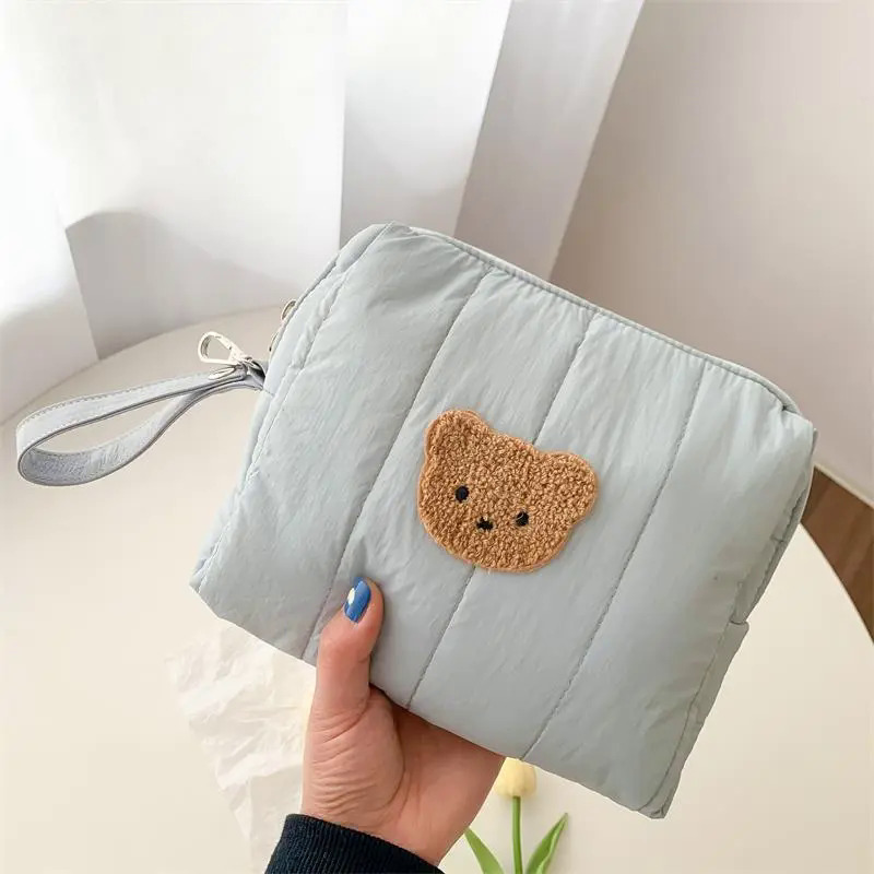 Phim Hoạt Hình Mới Trẻ Em Đầu Giường Xe Đẩy Em Treo Túi Gấu Bé Tã Túi Lưu Trữ Polyester Dây Kéo Du Lịch Xách Tay Túi Xách