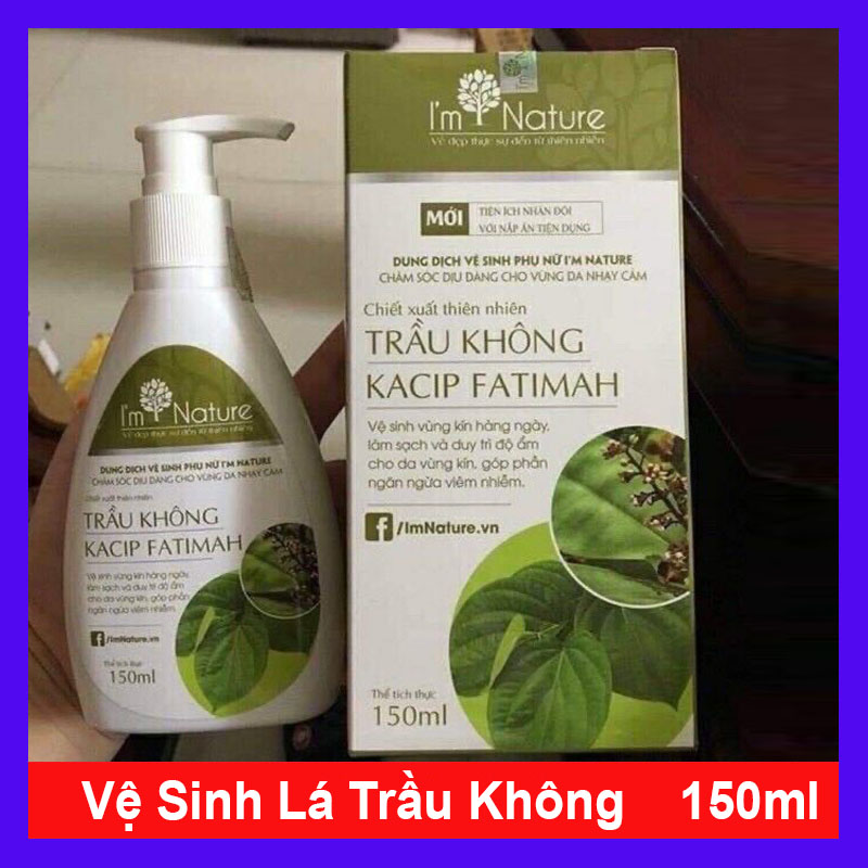 DUNG DỊCH VỆ SINH PHỤ NỮ TRẦU KHÔNG I'M NATURE