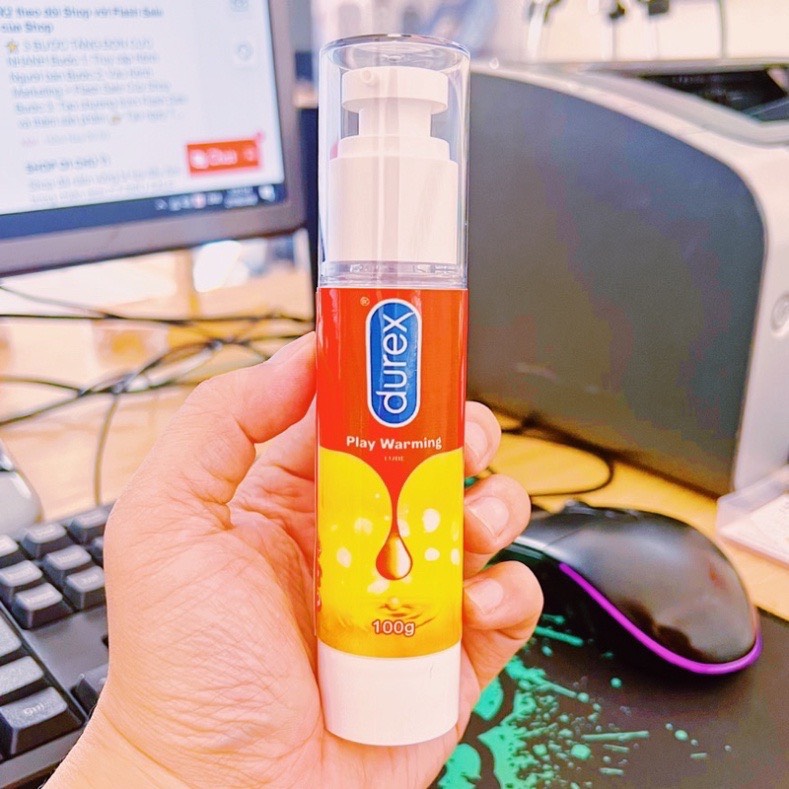 Gel Bôi Trơn Durex Play Warming Nóng Ấm Tăng Độ Ẩm 100g