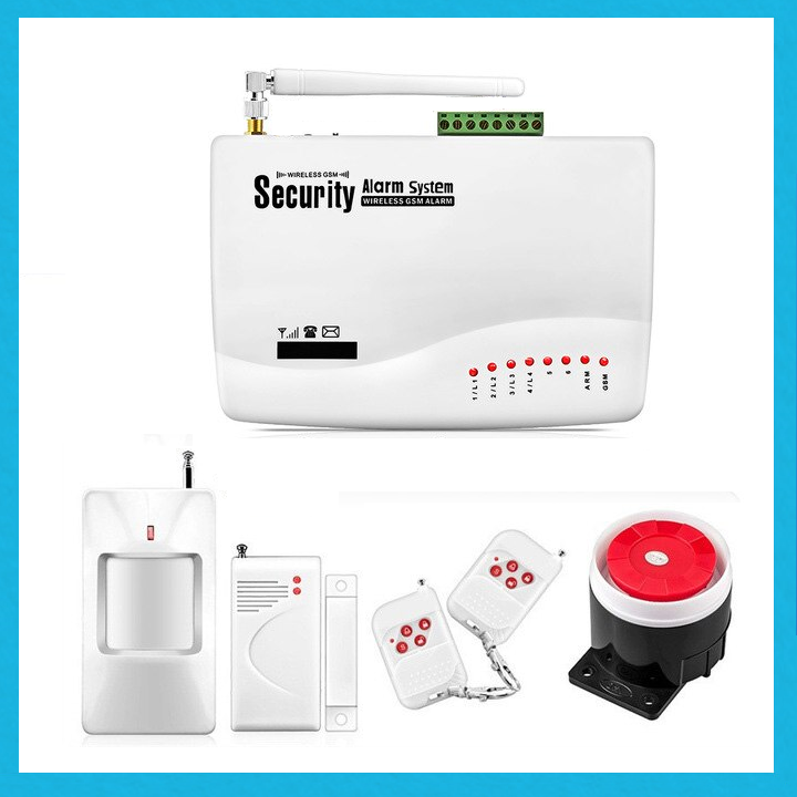 Bộ Thiết Bị Báo Động Chống Trộm Dùng SIM GUARDSMAN GS-3500 Hỗ Trợ 2 Băng Tần Kết Nối Rộng