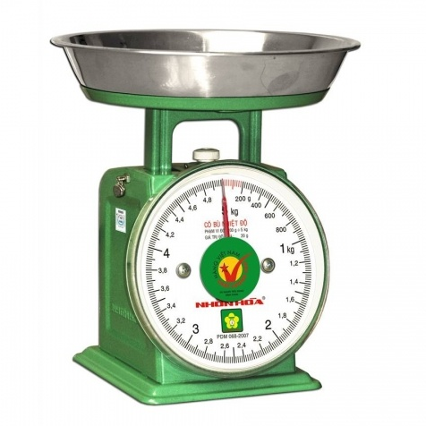 Cân đồng hồ nhơn hòa 5kg nhs-5- hàng cao cấp