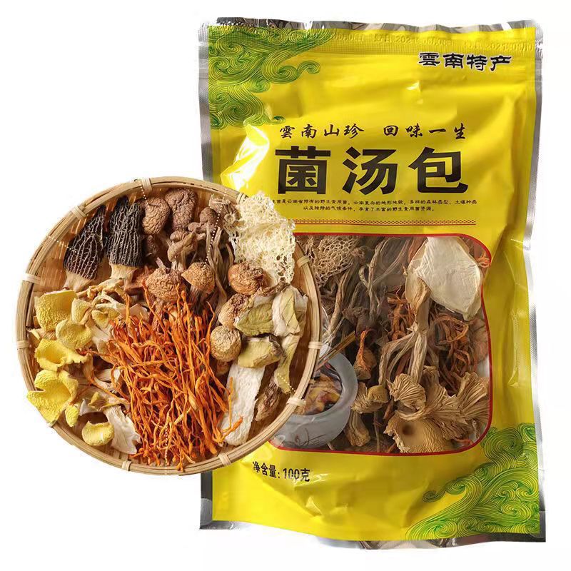 Sét 100gam canh dưỡng sinh 11 vị healthy bào ngư, đông cô, tùng nhung