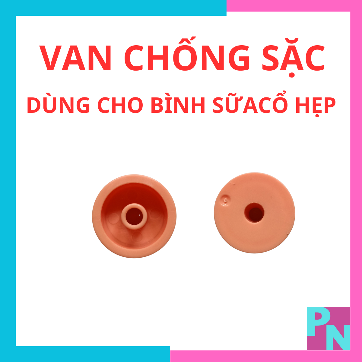 Van chống sặc dùng cho bình sữa cổ hẹp Jumi Pigeon Mirai Cacara Kichi