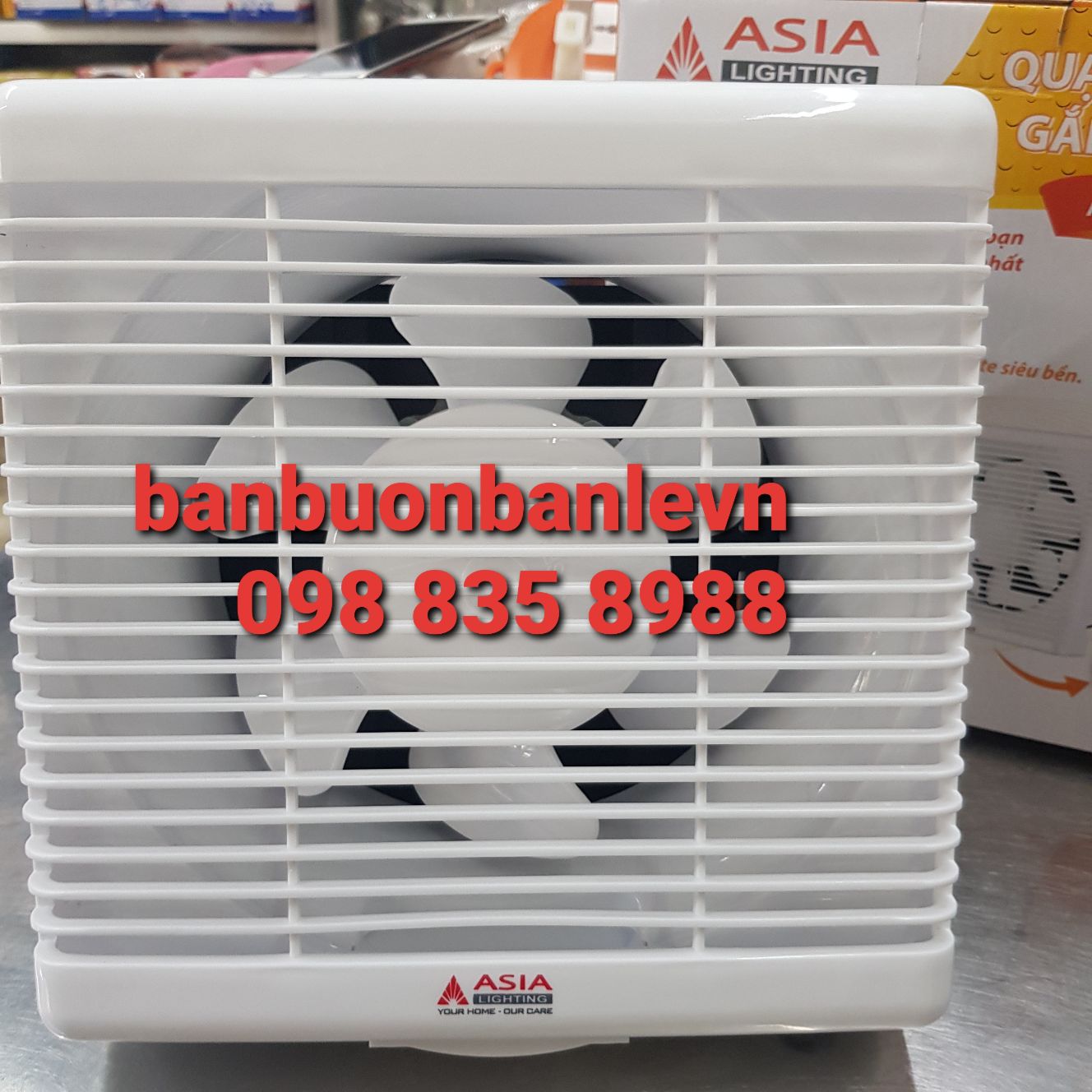 Quạt thông gió hút tường 29x29cm/ 36w Asia