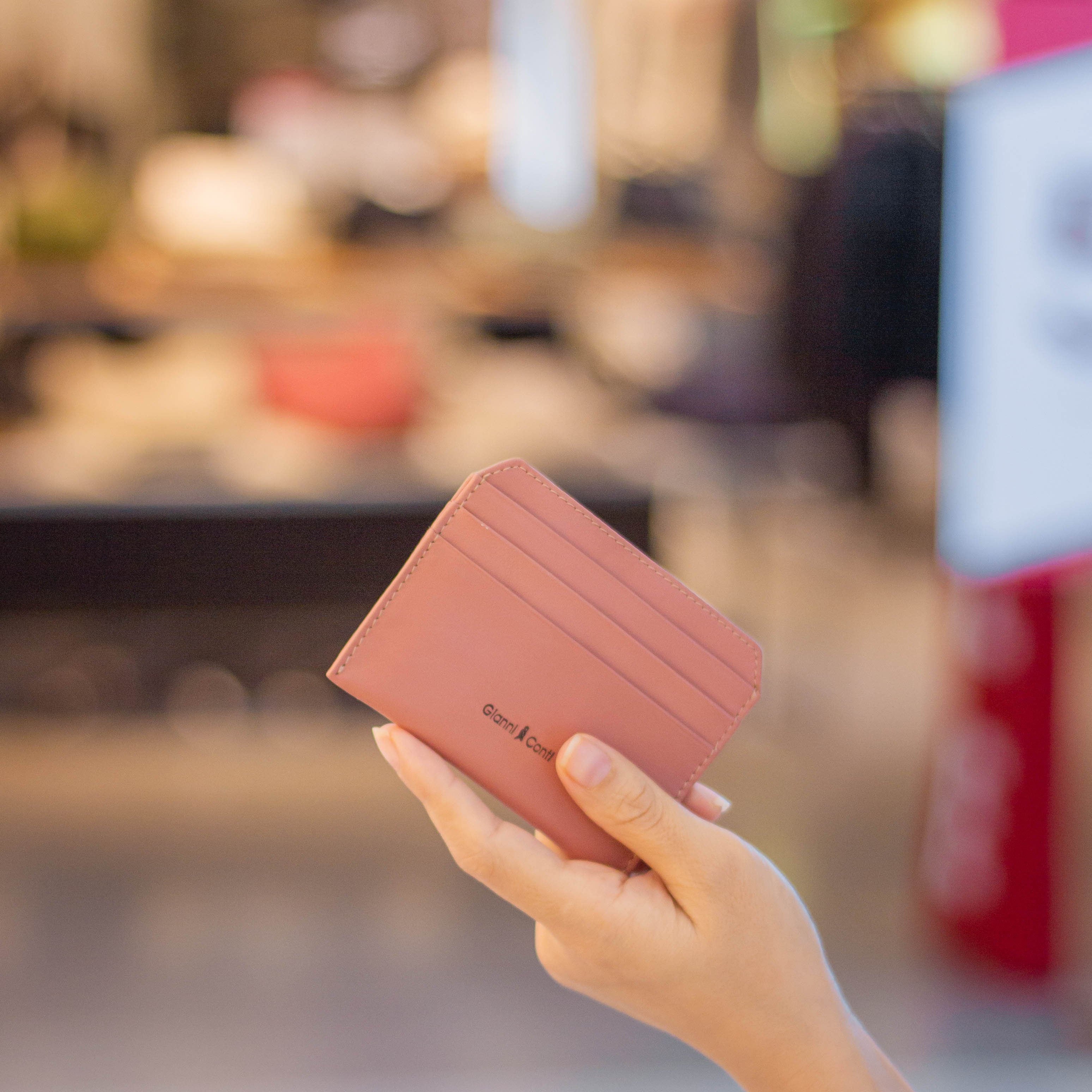 Ví nữ đựng card cao cấp gianni conti italy - 9507591far