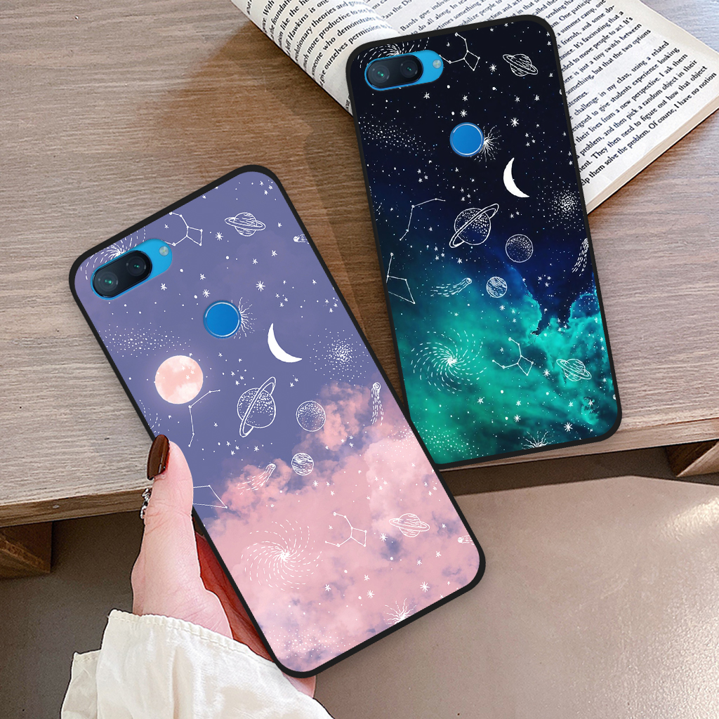 Ốp lưng Xiaomi Mi 8 Lite, ốp điện thoại xiaomi hoạ tiết vũ trụ, ốp lưng nhựa dẻo