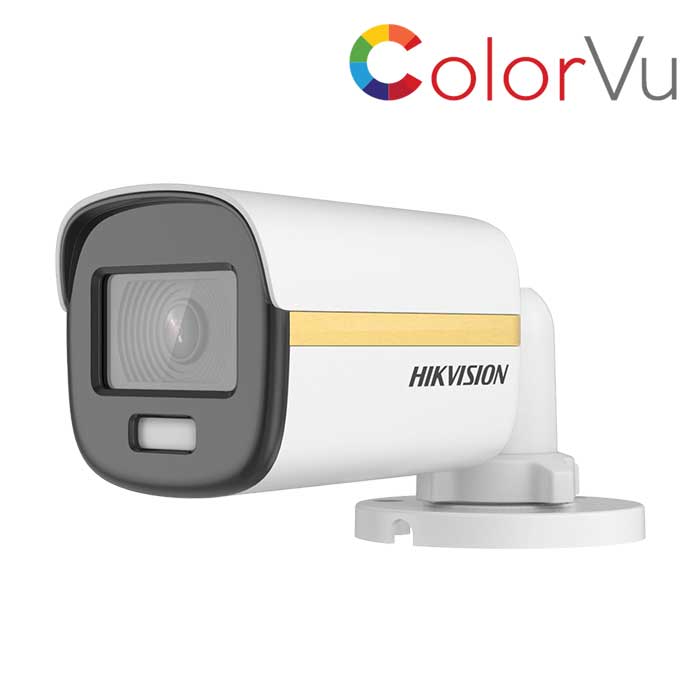 Camera có màu ban đêm colorvu có míc thu âm hikvision 2mp ds-2ce10df3t-fs -hàng chính hãng