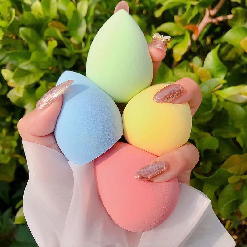 Mút Tán Kem Nền Mút Trang Điểm Mềm Mại Hình Giọt Nước Góc Xiên Tán Kem Nền Nhanh