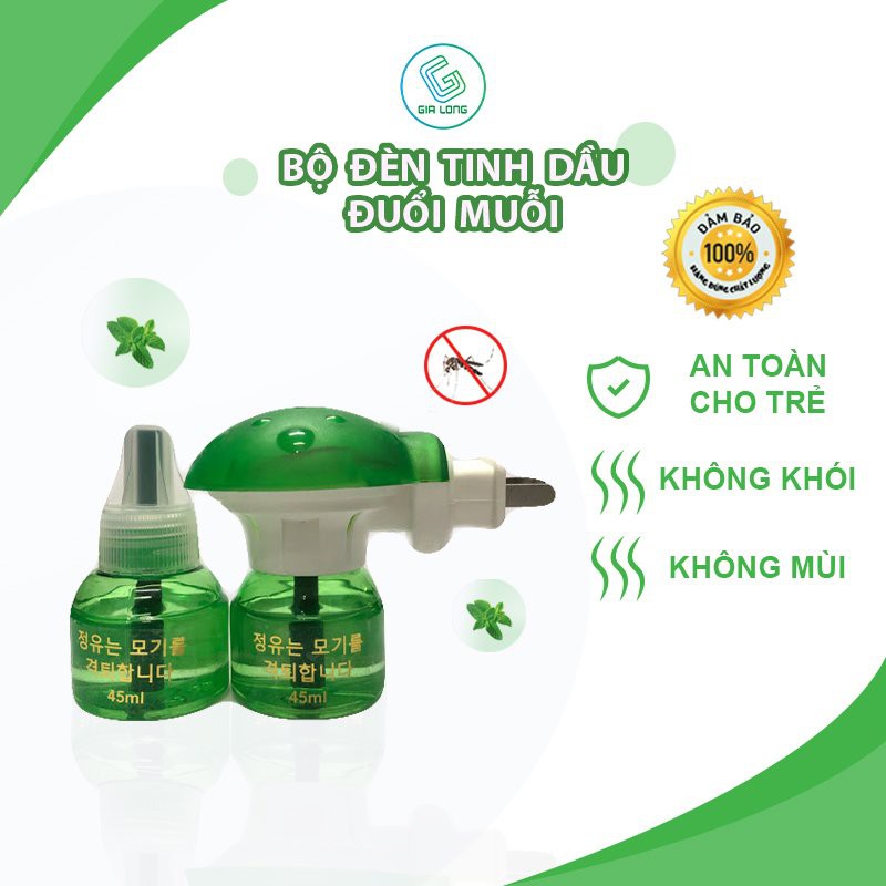 Đèn đuổi muỗi tinh dầu thiên nhiên Hàn Quốc