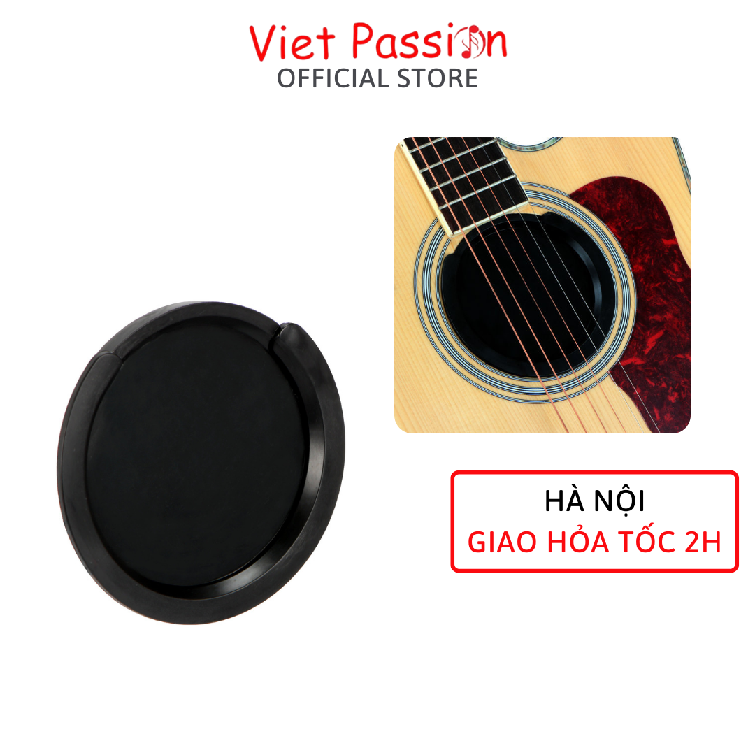 Miếng chống hú đàn guitar khi chơi dùng EQ chất liệu silicon đen Vietpassion