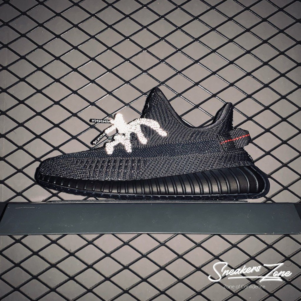 (FREESHIP+HỘP+QUÀ) GIÀY THỂ THAO YEEZY BOOST 350 V2 STATIC Black ĐEN Phản Quang Dây Và Gót Cực đẹp Và Phong Cách Cho Cả Nam Và Nữ SNEAKERS WORLD