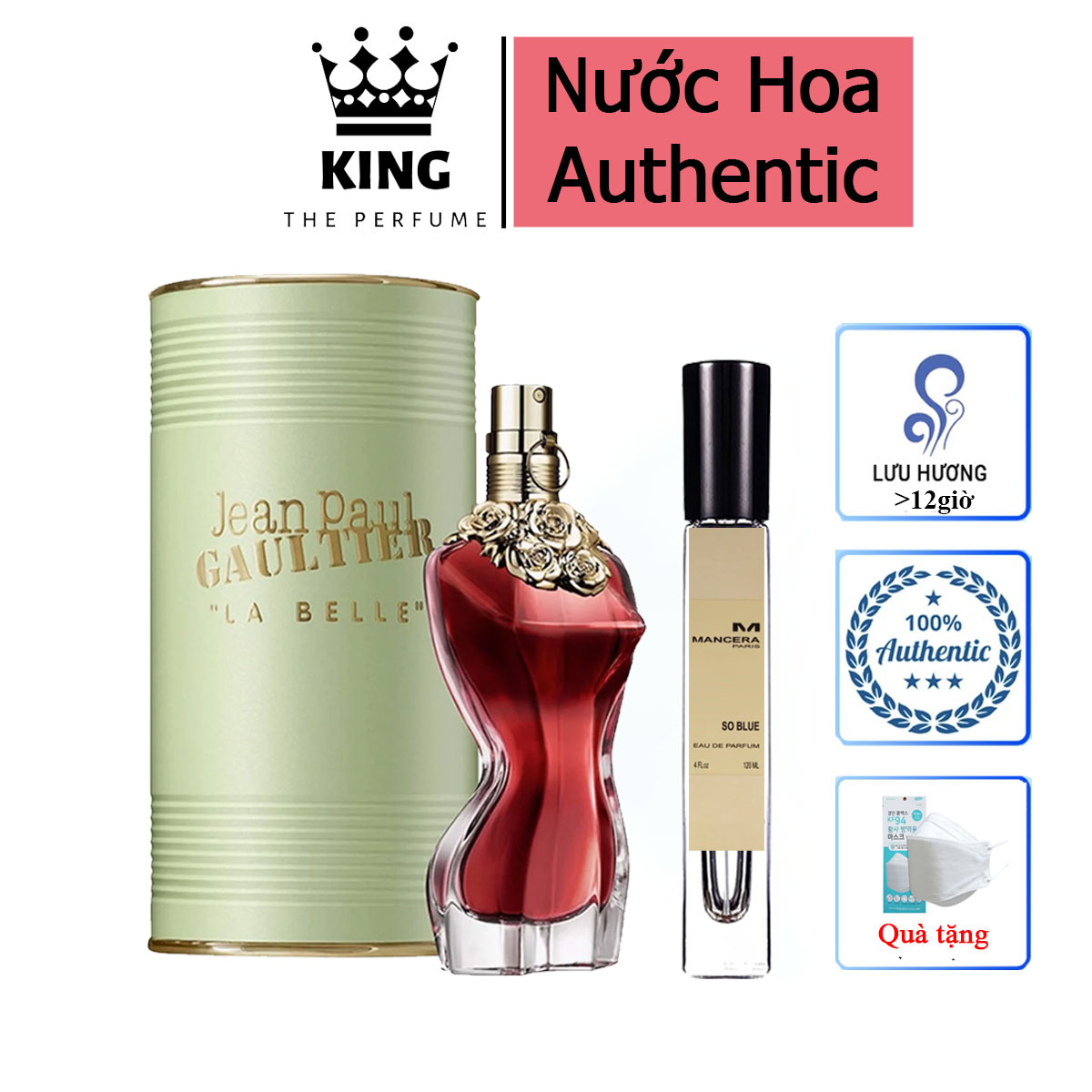 Nước hoa nữ mini 𝐉𝐏 la belle - quyến rũ ngọt ngào, hương lê thơm mát ngọt ngào, chai chiết 5-10-20ml