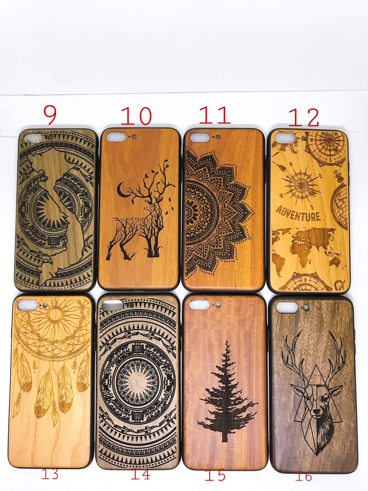 Ốp điện thoại gỗ iphone 7,8 plus - Điêu khắc 3D độc đáo( nhận khắc ốp theo yêu cầu)