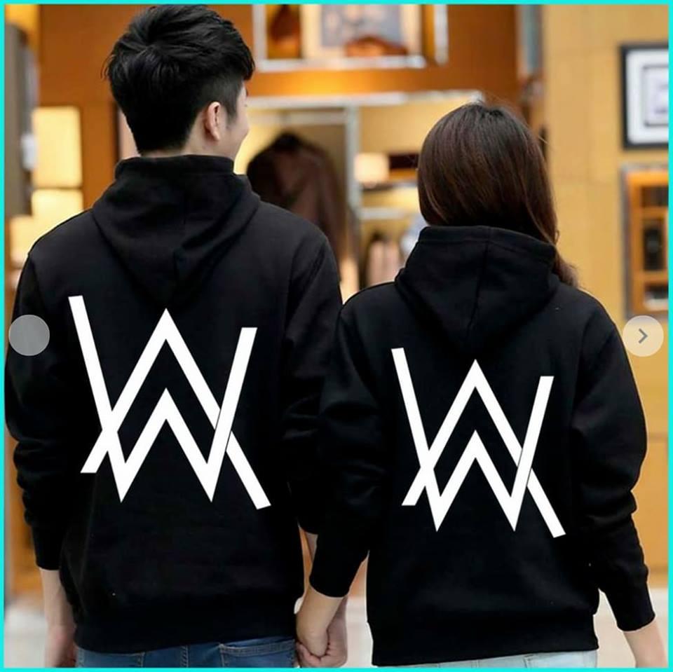 Áo khoác nỉ alan walker cho nữ siêu cute có khóa có nón