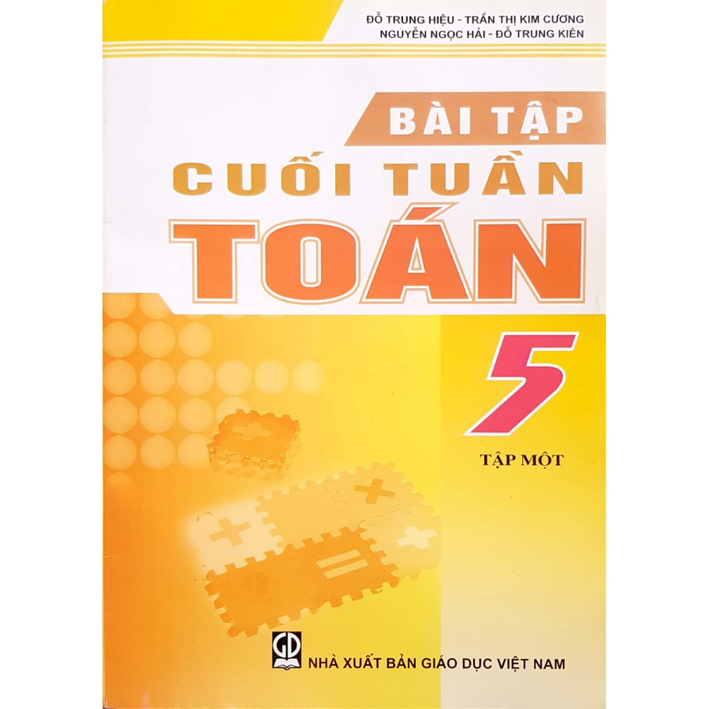 Sách - Bài tập cuối tuần Toán 5 tập một