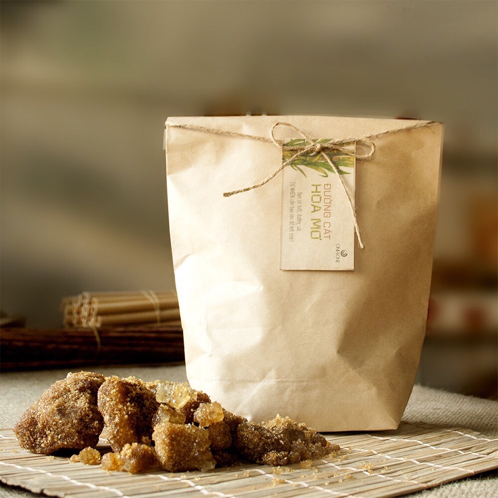 Đường cát mật mía hoa mơ 500gram