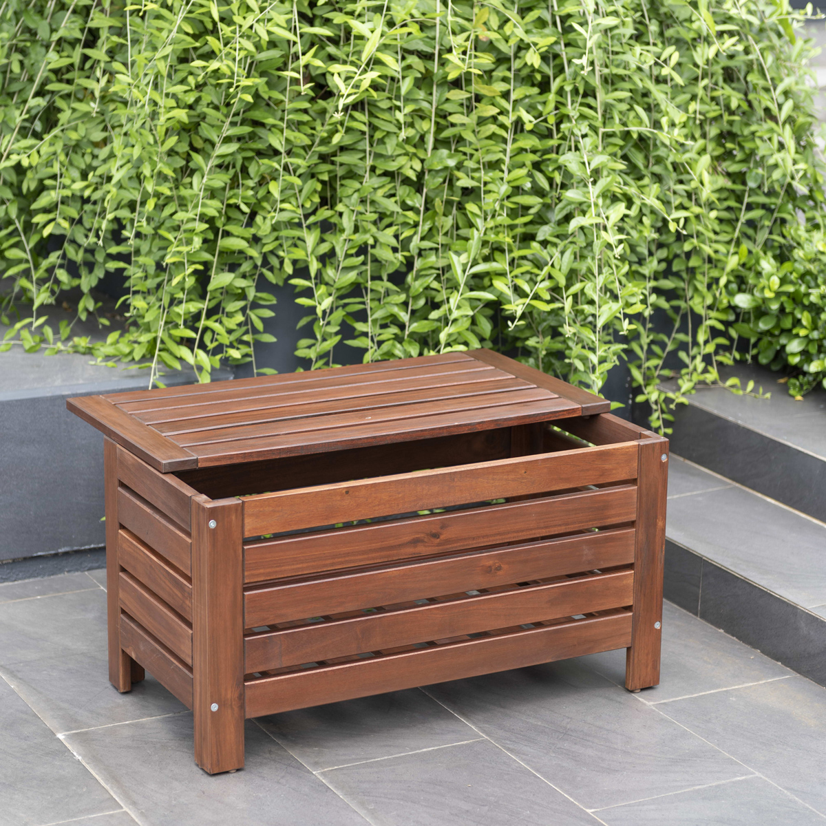 [Trả góp 0%] [SCANCOM] Ghế băng dài Brotto gỗ tràm có thể sử dụng kết hợp thành thùng đựng đồ tiện lợi