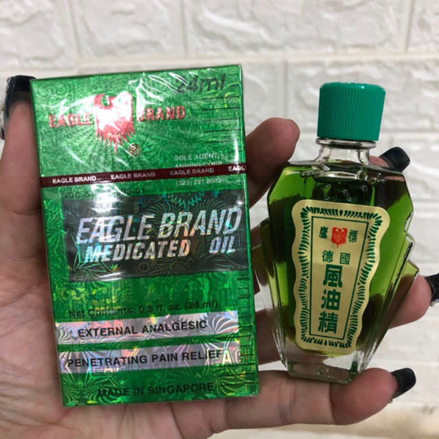 Combo 2 chai dầu gió xanh 2 nắp singapore 24ml nguyên team