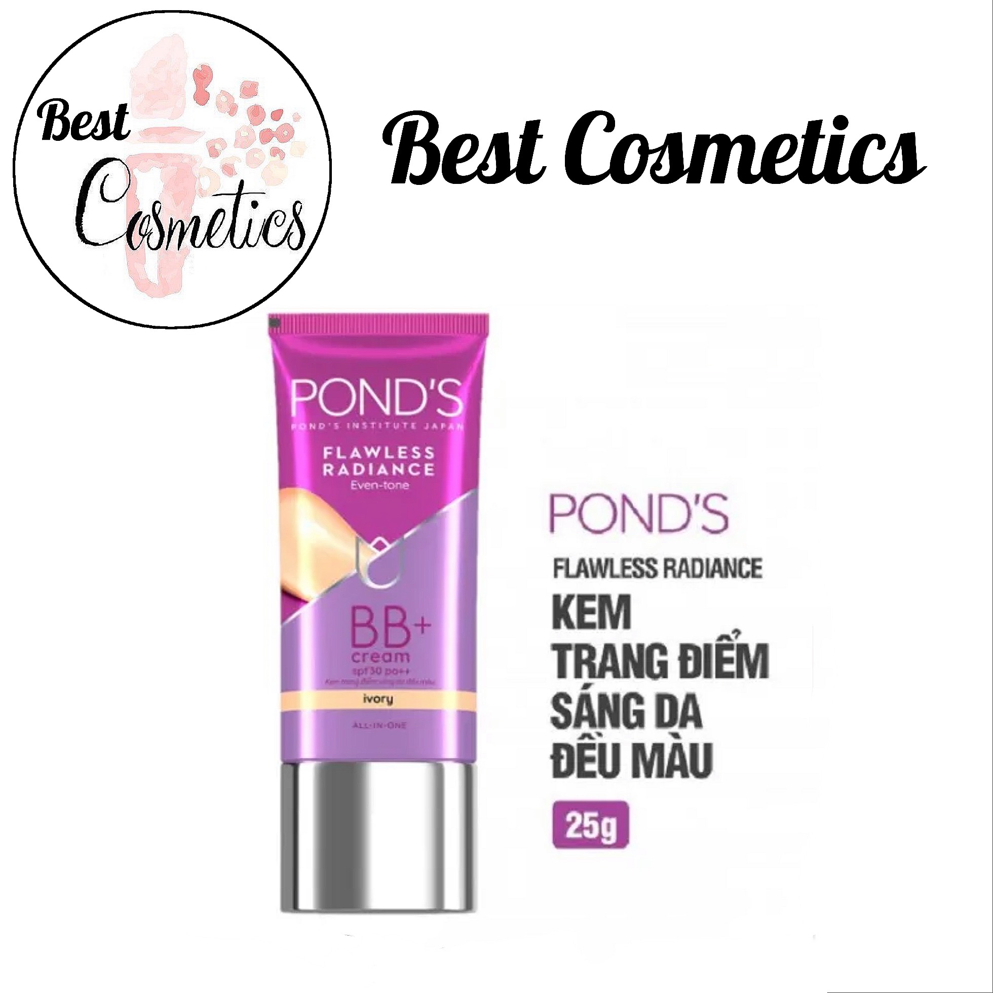 Kem trang điểm sáng da đều màu Pond's Flawless Radiance BB+ Cream spf30 pa++