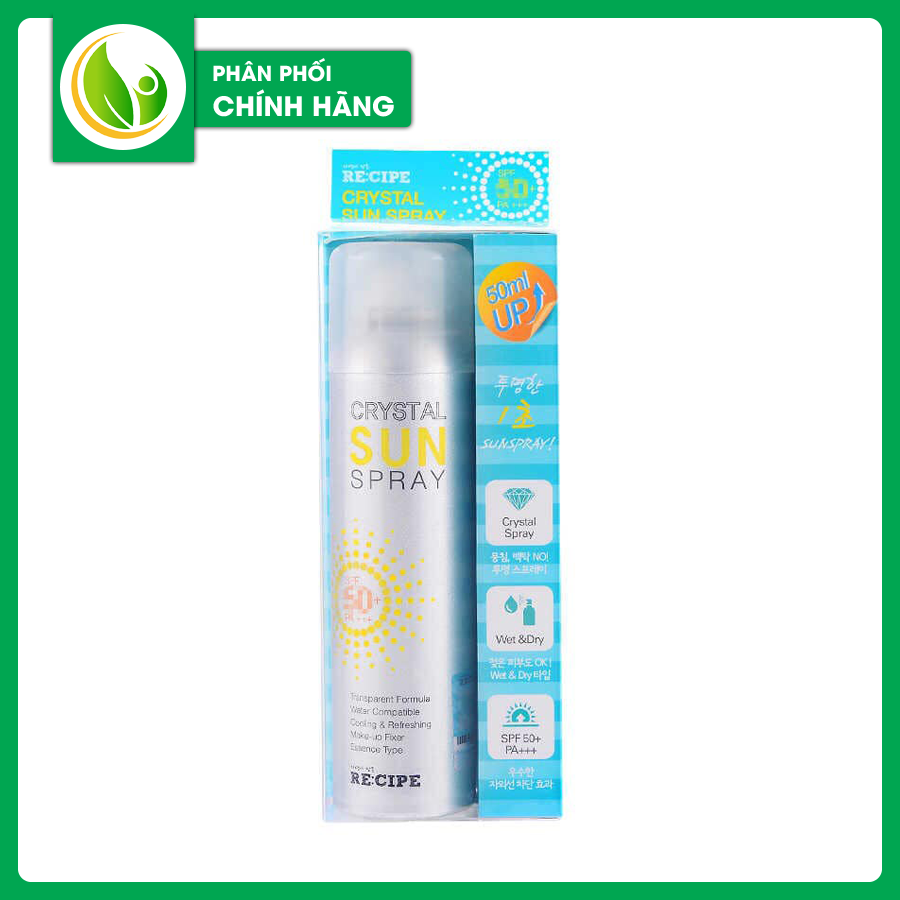 Kem Chống Nắng Dạng Xịt Crystal Sun Spray SPF50 PA+++ Bảo Vệ Da Toàn Diện, Ngăn Ngừa Lão Hoá...