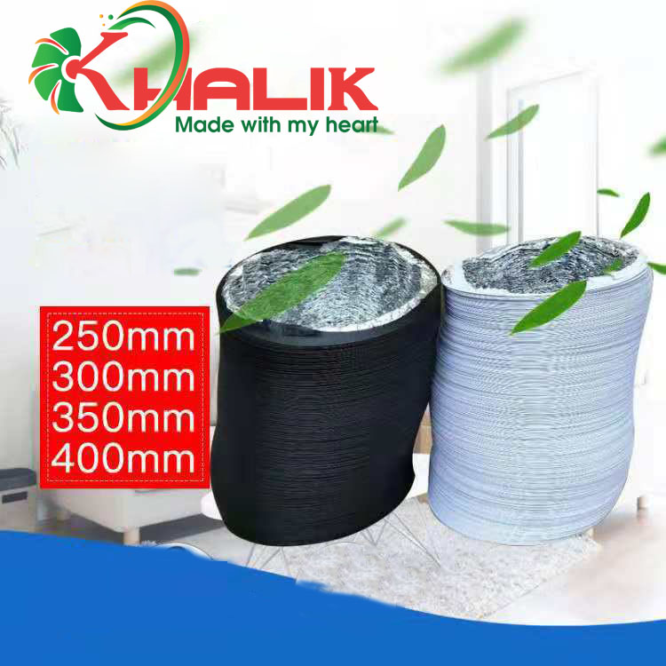Ống dẫn khí thông gió, ống bạc chuyên dụng dành cho hệ thống Quạt thông gió hút mùi đường kính 200mm,, 250mm, 300mm, 350mm