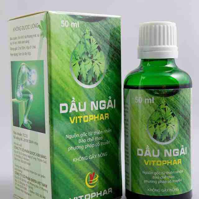 Tinh dầu ngải cứu giảm đau xương khớp VITOPHAR 50ml