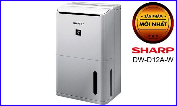 Máy tạo ion và hút ẩm sharp dw-d12a-w