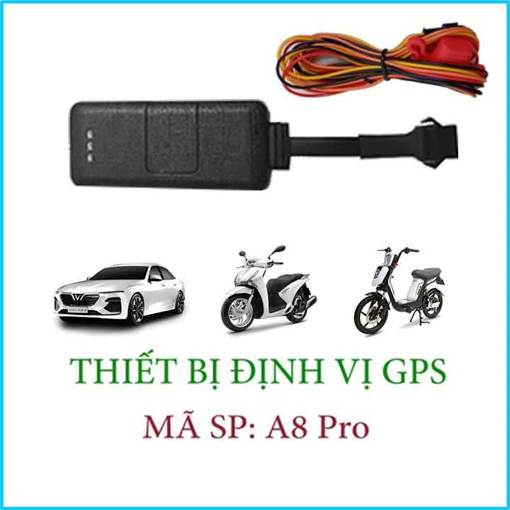 Thiết bị định vị cho ô tô, xe máy A8