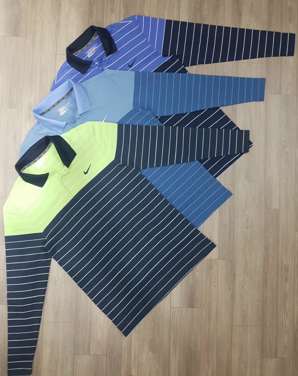 Áo nike golf dài tay cổ bẻ co giãn, mềm, mịn hàng xuất dư công ty